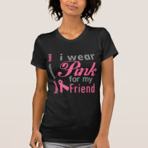 Je porte le rose pour mon ami t-shirts