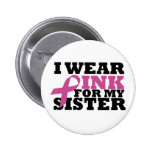 Je porte le rose pour mon bouton de ruban de rose  badges