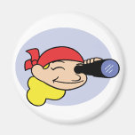 Je remarque le pirate aimants pour réfrigérateur