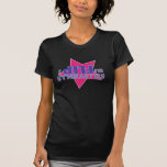 Je renverse pour la chemise d'étoile de rose de fi t-shirt