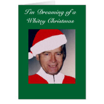 Je rêve de Noël de Whitey… Carte De Vœux