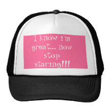 Je sais que je suis fixement grand… cesse maintena casquette de camionneur