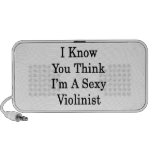 Je sais vous pensez que je suis un violoniste sexy haut-parleurs iPod