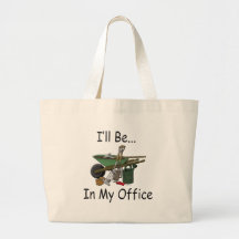 Je serai dans mon bureau sacs fourre-tout