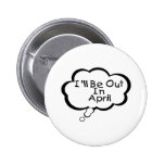 Je serai en avril badge