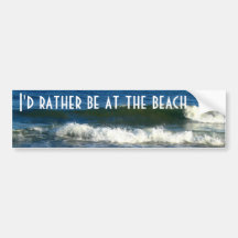 Je serais plutôt à la plage adhésifs pour voiture