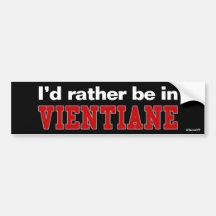 Je serais plutôt à Vientiane Adhésifs Pour Voiture