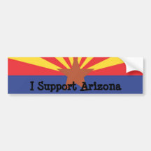 Je soutiens l'Arizona Adhésifs Pour Voiture
