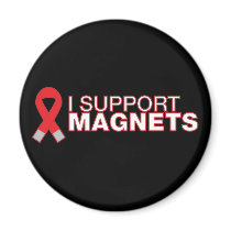 Je soutiens le magnet magnets