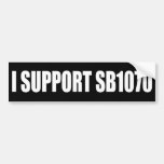 Je soutiens le SB 1070 Autocollants Pour Voiture
