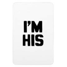 Je suis À LUI - .png Magnets En Rectangle