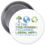 Je suis arbre-étreindre, la hippie pour l'avorteme badges avec agrafe