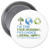Je suis arbre-étreindre, la hippie pour l'avorteme badges avec agrafe