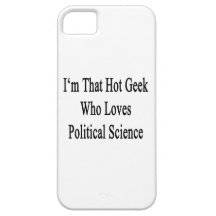 Je suis ce geek chaud qui aime la science politiqu coque Case-Mate iPhone 5