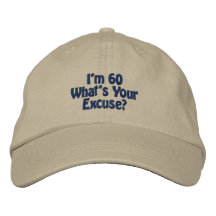 Je suis chapeau brodé par 60