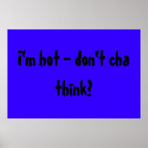 Je suis chaud affiche