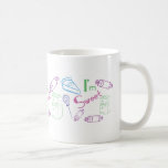Je suis coloré doux mug