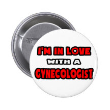 Je suis dans l'amour avec un gynécologue badge