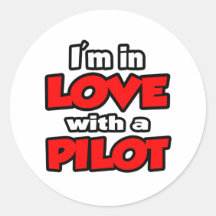 Je suis dans l'amour avec un pilote adhésif rond