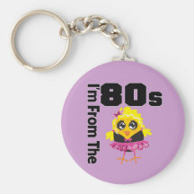 Je suis du poussin des années 80 porte-clefs