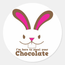 Je suis ici pour voler votre CHOCOLAT Autocollant