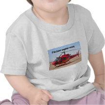 Je suis juste hélicoptère fou : hélicoptère rouge t-shirt