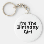 Je suis la fille d'anniversaire porte-clef