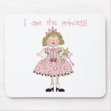 Je suis la princesse tapis de souris