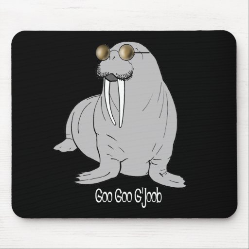 Je suis le morse tapis de souris