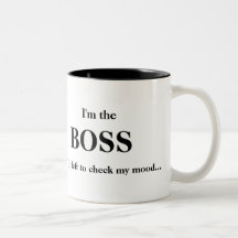 Je suis le PATRON (1) Tasse À Café