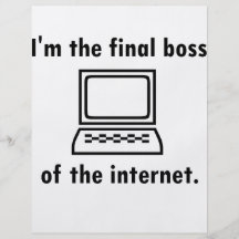 Je suis le patron final de l'Internet Prospectus