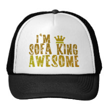 Je suis le Roi Awesome de sofa Casquette De Camionneur