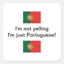 "Je suis ne hurlant pas moi suis simplement portug