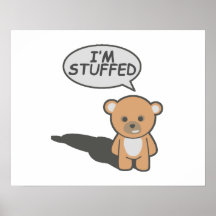 Je suis ours de nounours bourré affiche