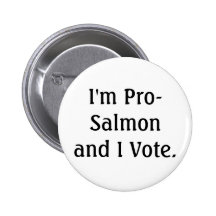 Je suis Pro [complète le blanc] et je vote. Bouton Badges Avec Agrafe