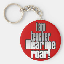 Je suis professeur. Entendez-moi hurler ! Keychain Porte-clef