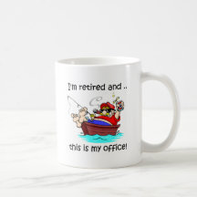 Je suis retiré et c'est mon bureau ! tasses