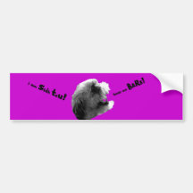 Je suis Shih que Tzu m'entendent écorcer l'adhésif Adhésifs Pour Voiture