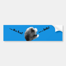 Je suis Shih que Tzu m'entendent écorcer l'adhésif Autocollant Pour Voiture