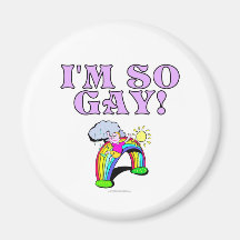 Je suis si gai ! magnets pour réfrigérateur