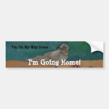 Je suis sur le chemin de la maison - Bumpersticker Adhésifs Pour Voiture
