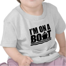 Je suis sur un bateau t-shirt