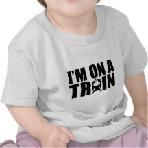 Je suis sur un train t-shirt