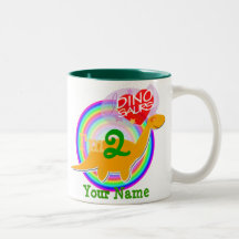 Je suis tasse de Dino de célébration de 2 annivers