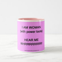 Je suis tasse de femme (avec des machines-outils)