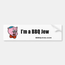 Je suis un adhésif pour pare-chocs de juif de BBQ Autocollant Pour Voiture