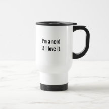 Je suis un ballot et je l'aime tasse de voyage