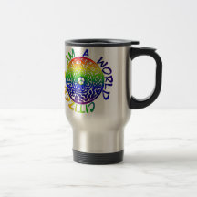 Je suis un citoyen du monde tasse à café
