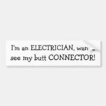 Je suis un ÉLECTRICIEN, veux à, vois mon CONNECTEU Adhésifs Pour Voiture
