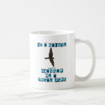 Je suis un faucon tasses